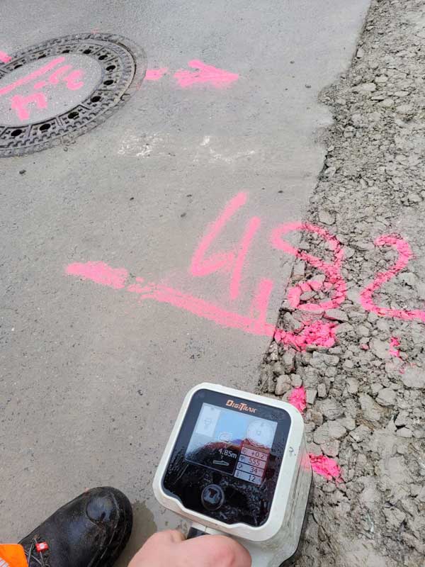 Messung für Bohrungen